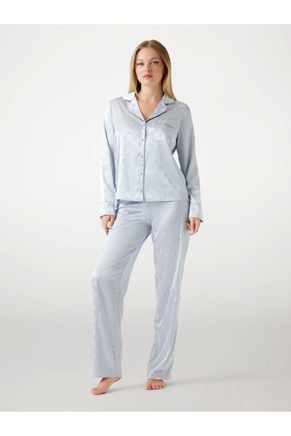 Сини пижами за жени Sylvie O5BX05W4732-FBCW