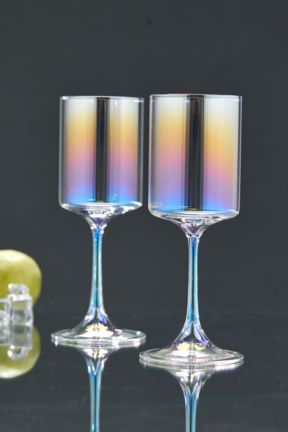 0.37 Lt Borosilicate Glass 2-Piece Soft Drink Glass