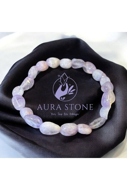 Aurastone Natural Stone Light Amethyst Bracelet