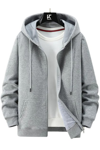 Hooded Unisex Zippered Sweatshirt / Cardigan