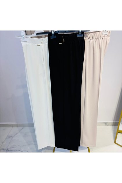 BEJ BOL PAÇA KUMAŞ PANTOLON