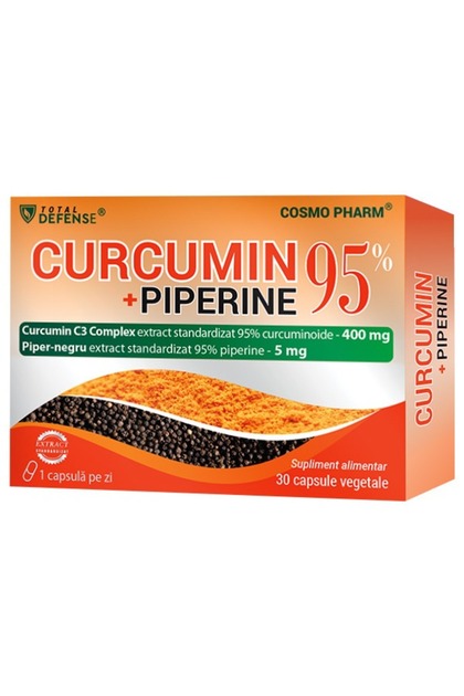 CURCUMINĂ PIPERINĂ 95 - Antioxidant. Antiîmbătrânire.