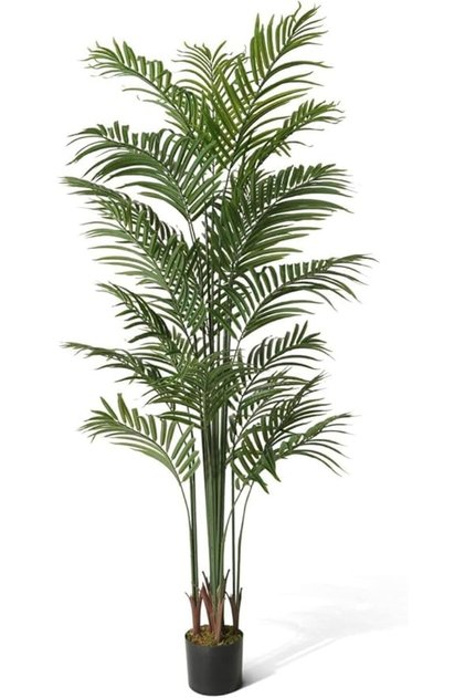 Valuxe Artificial Areca Palm Tree - Realistic Indoor Faux Plant for Home, Office, and Outdoor Decor