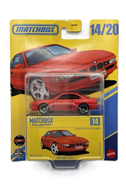 İPEK PLANET Matchbx Koleksiyon Araçlar 1994 BMW 850CSİ GBJ48