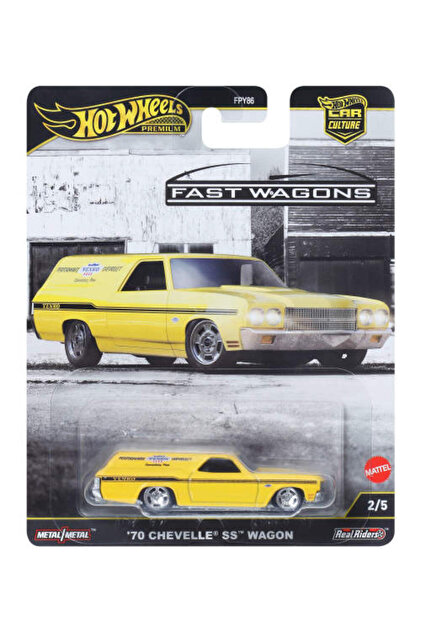 HOT WHEELS Car Culture Premium Arabalar 70 Chevelle SS Wagon JBK67