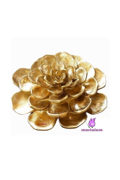 27cm Large Succulent Flower Silicone Mold K-1180, Stone Powder Soap Gypsum Candle Polyester Mold