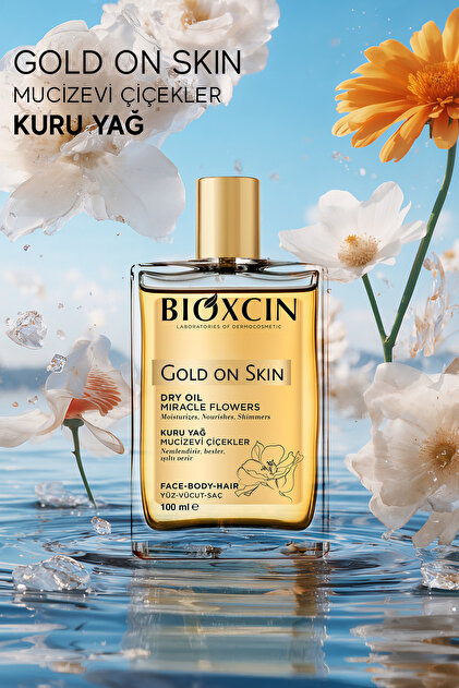 Bioxcin Gold On Skin Kuru Yağ 2x100 ml Cilt Saç İçin Besleyici