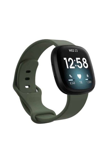 Curea pentru Fitbit Versa 3/Versa 4/Sense, mărimea L, verde