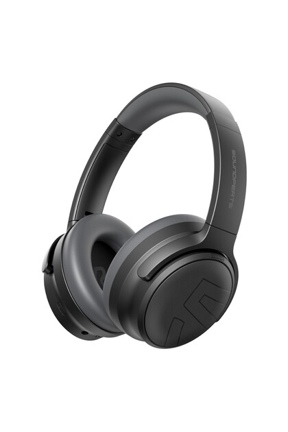 Space Pro Hi-Res LDAC Bluetooth 5.4 TWS Kablosuz Kulak üstü Kulaklık Siyah