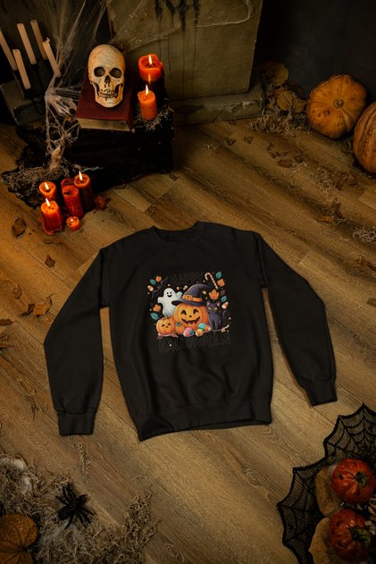 Stil-X Happy Halloween - Cadilar Bayrami Printed Unisex Children's Sweatshirt