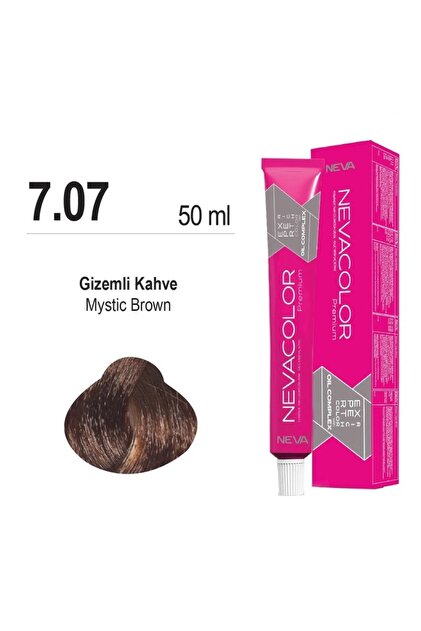 Nevacolor Premium NEVACOLOR SAÇ BOYASI 7.07 GİZEMLİ KAHVE - Fiyatı