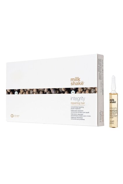 Интензивна възстановяваща терапия, Fiole Milk Shake Integrity Repairing Hair Lotion, 8 филийки x 12 мл