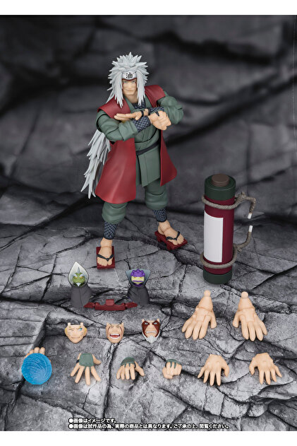 BANDAI Naruto Anime S.H.Figuarts Jiraiya -Hidden Leaf Heroic