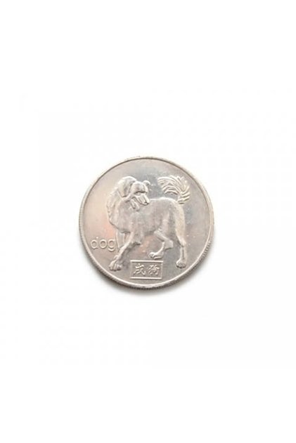 Talisman argintiu cu zodia cainelui