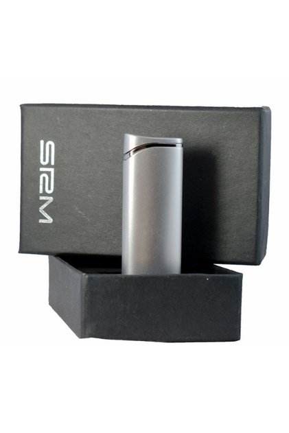 Bricheta SRM 119 C, metalica,piezoelectrica, reincarcabila cu gaz lichid, argintie, unisex