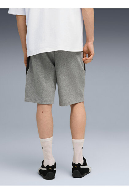Puma 63061803 BMW MMS SWEAT SHORTS Mediu Gri Lastikli Bel Regular
