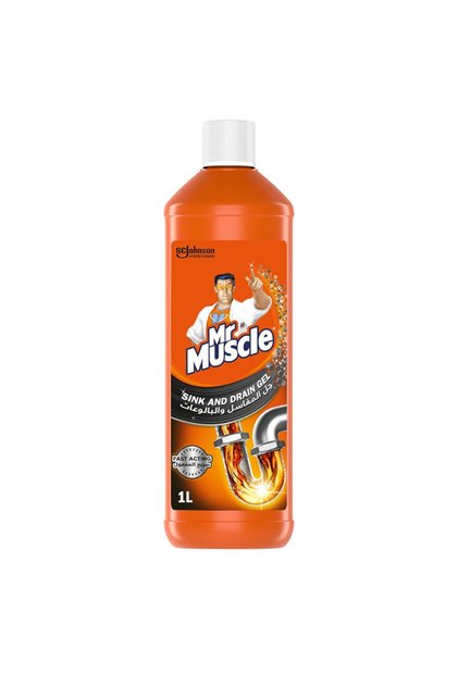 Sink and Drain Gel Cleaner, Clear Blocked Sinks Fast, Works In 5 Minutes 1L