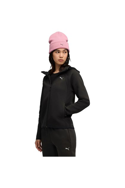 Jachetă Evostripe cu fermoar complet, hanorac DK, Negru, Femei