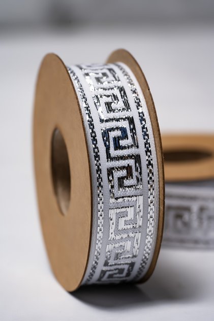 Fantastic Ribbon Woven Glitter Ribbon - 1.5 cm X 5m | Stylish and Shiny Detailed Ribbon
