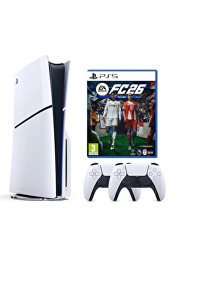 Sony PlayStation 5 Slim Dijital (CFI-2116 Avrupa) 825GB + Çift Kol