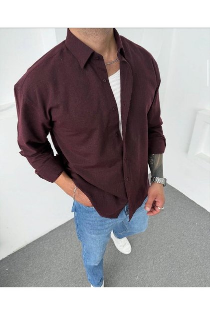 Thick Winter Woodcutter Men's Shirt Oversize Comfortable Warm