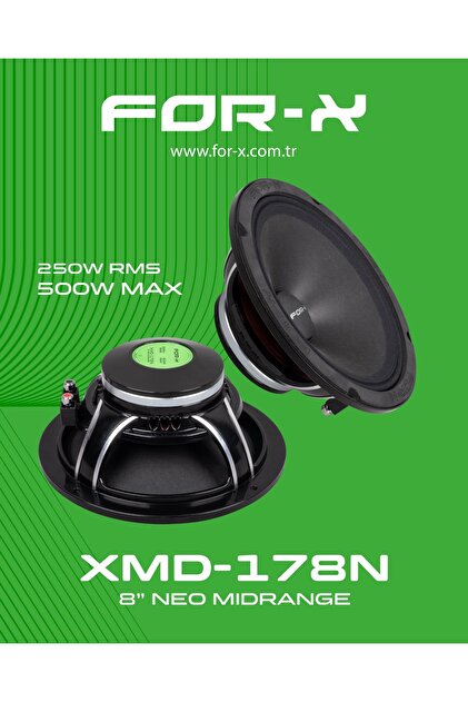 For-X XMD-178N 500 WAT 250 RMS 20 CM MİDRANGE - Fiyatı, Yorumları