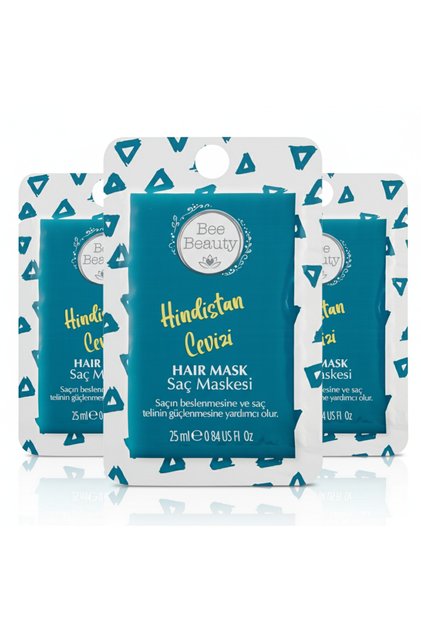 Coconut Extract Hair Mask 25 ml X 3 Pieces Advantageous Set