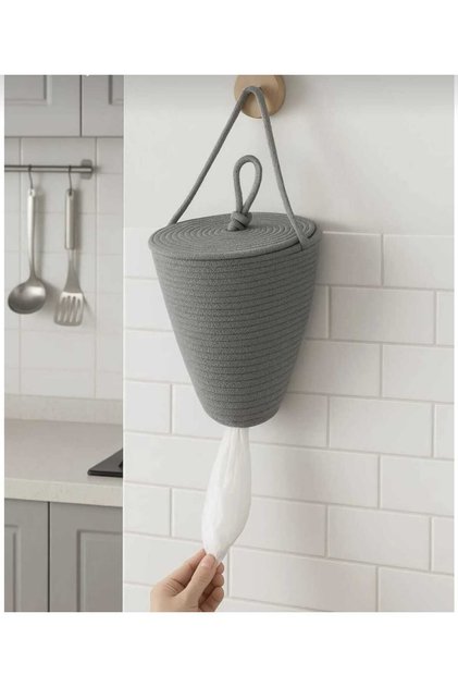 Bag Holder Napkin Holder Straw Handmade Napkin Holder Straw Basket Bag Holder Straw