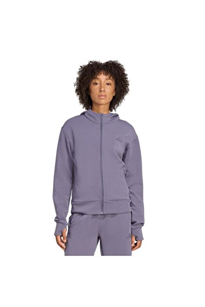 adidas Kadın Mor Ceket D4T FZ HOODIE JX7310 - Fiyatı, Yorumları