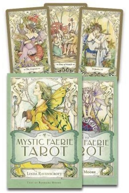 Mystic Faerie Tarot [With 312 Page Book and 78 Card Deck and Gold Organdy Tarot Bag]