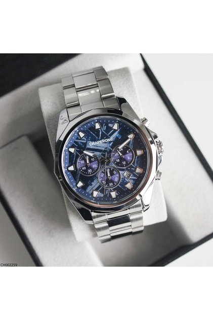 Ch002259 Men's Steel Band Wrist Watch