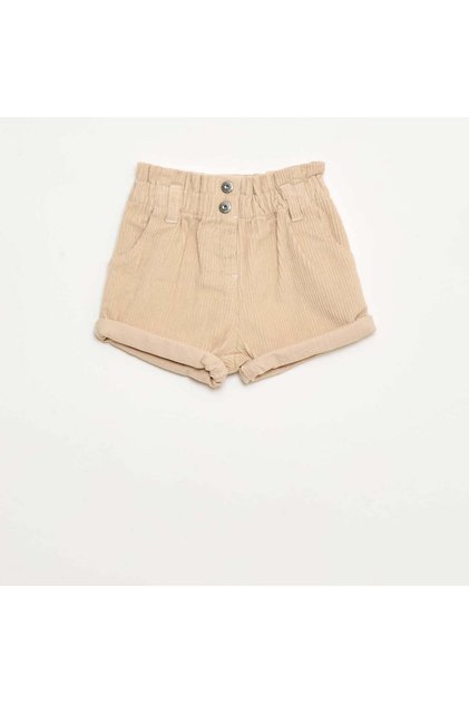 Velour Shorts BEIGE
