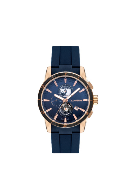 Men's Multifunction Dark Blue Dial Watch - ADG991.499