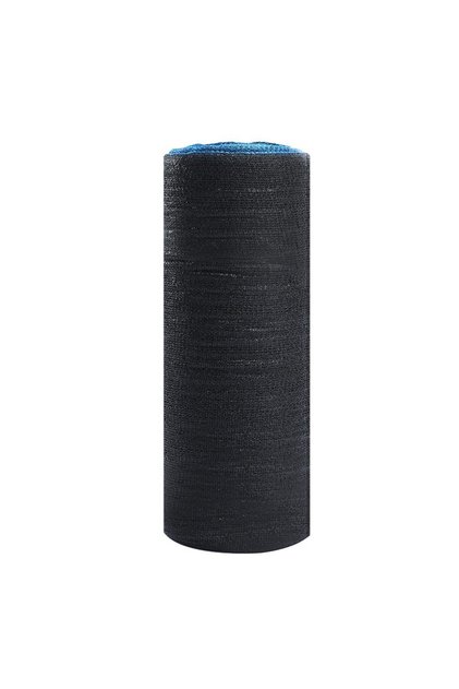Plasă de umbrire neagră, lățime 2 m, lungime 20 m, rabatabilă, protecție UV, grad de umbrire 50-55%