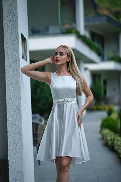 long red dress slit Satin Long Dark A Line Red Prom Dresses – luladress