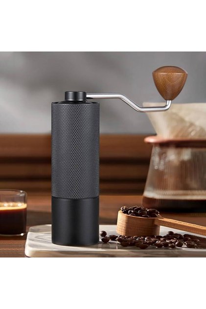 High-quality stainless steel manual coffee grinder (5-star quality) with 12 grinding settings