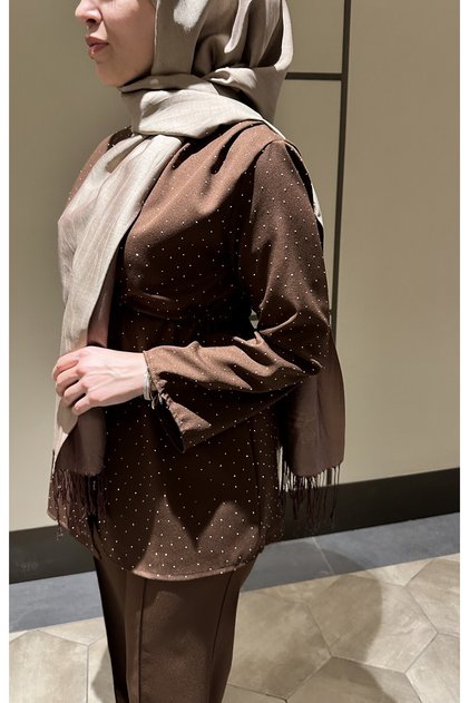 Sequined Hijab Set