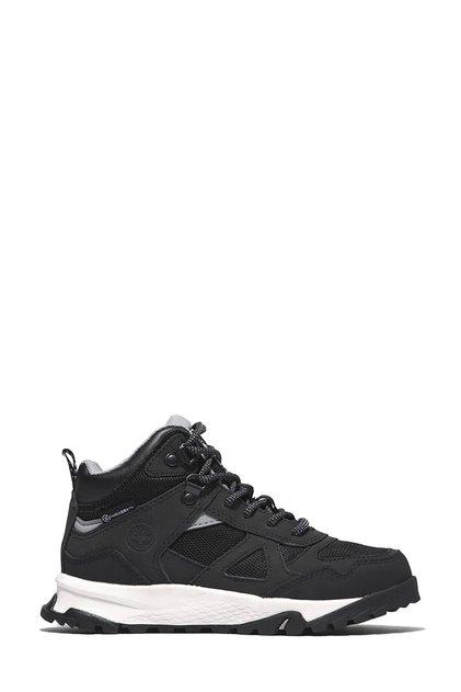 Lincoln Peak Mid Lace up Black Boys' Outdoor Boots