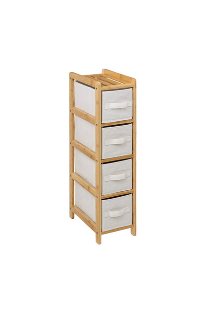 Comodă Tidy Box, cadru din bambus, 33 x 19 x 78,2 cm