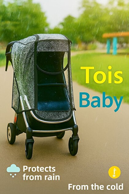 Luxury Double Zipper Baby Stroller Rain Cover