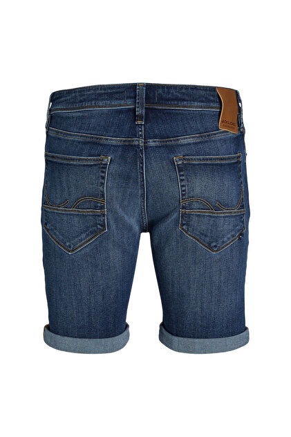 ショートキング Jack & Jones Regular Fit Mavi Erkek Denim Şort JJIRICK JJFOX