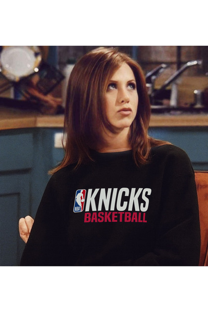 ZENG Knıcks Baskılı Sweatshirt Sıfır 0 Bisiklet Yaka Siyah Sweat