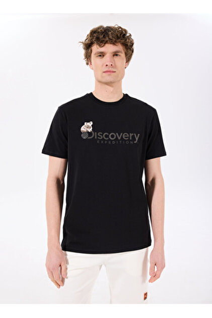 Discovery Expedition D5SM-TST3805 Lacivert - Kırmızı Relaxed Düz