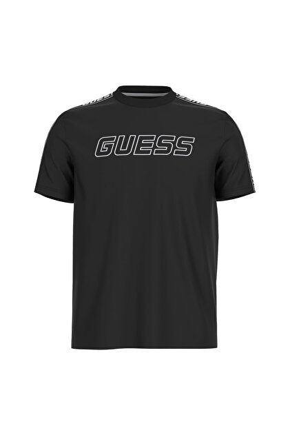 Guess Siyah Erkek Bisiklet Yaka T-Shirt Z4GI18J1314JBLK-ARLO CN