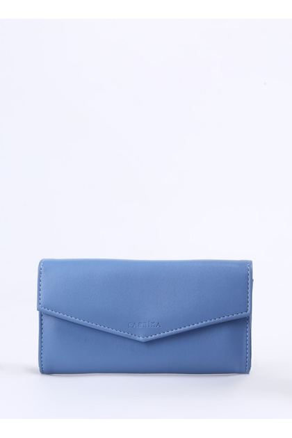 Mavi Kadın 19x9,5x2 cm Vegan Cüzdan Frk 507 Flt