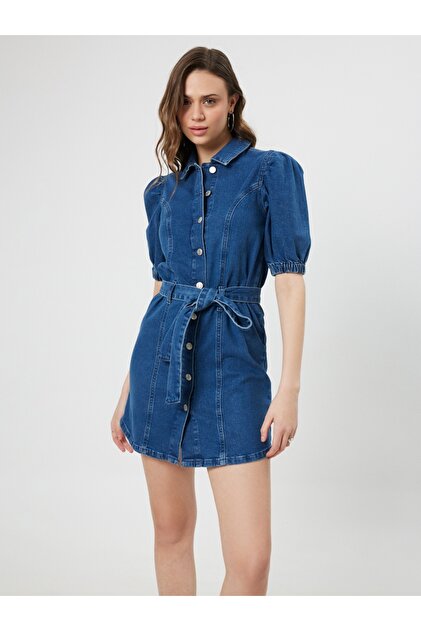Loft Slim Fit Women's Dress- Trendyol