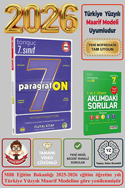 Tonguç Yayınları 7. Sınıf Paragrafon Paragraf on Konu Özetli Video