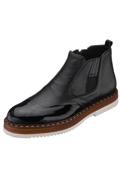 45 - 46 - 47 - 48 - 49 - 50 Large Size Men's Leather Boots - Vlv341 Black
