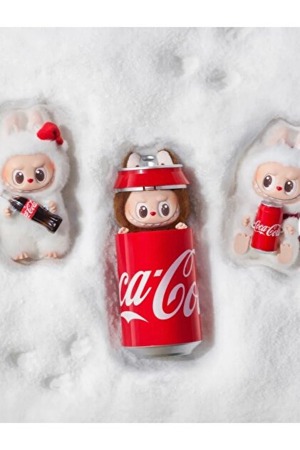 labubu sepeti Labubu Coca cola serisi + ışıklı Stitch hediyeli