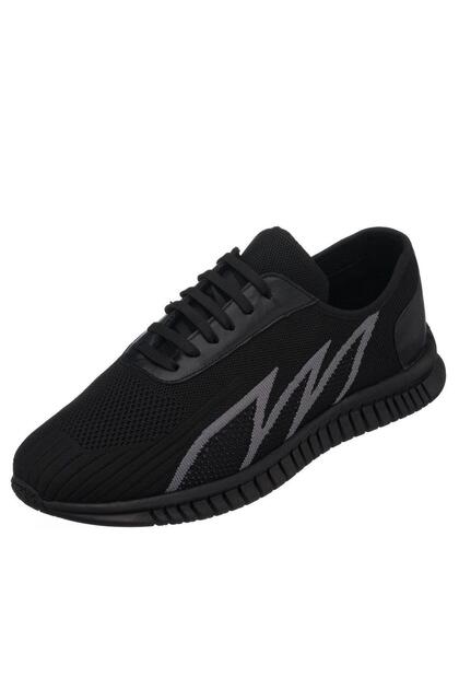 45-46-47-48-49-50 Number Eray-02 Black-Gray Sports Shoes Comfortable Wide Mold Rubber Esnen Sole